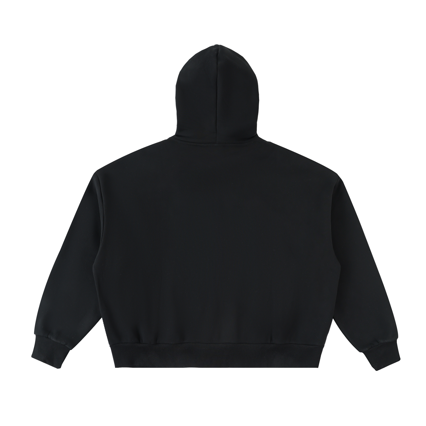 Blank Fleeced Heavyweight Full-Zip Boxy Hoodie