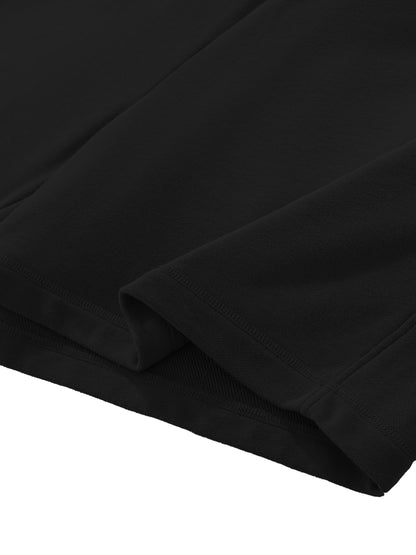 Blank Sun Fade Raw Edge Cotton Shorts