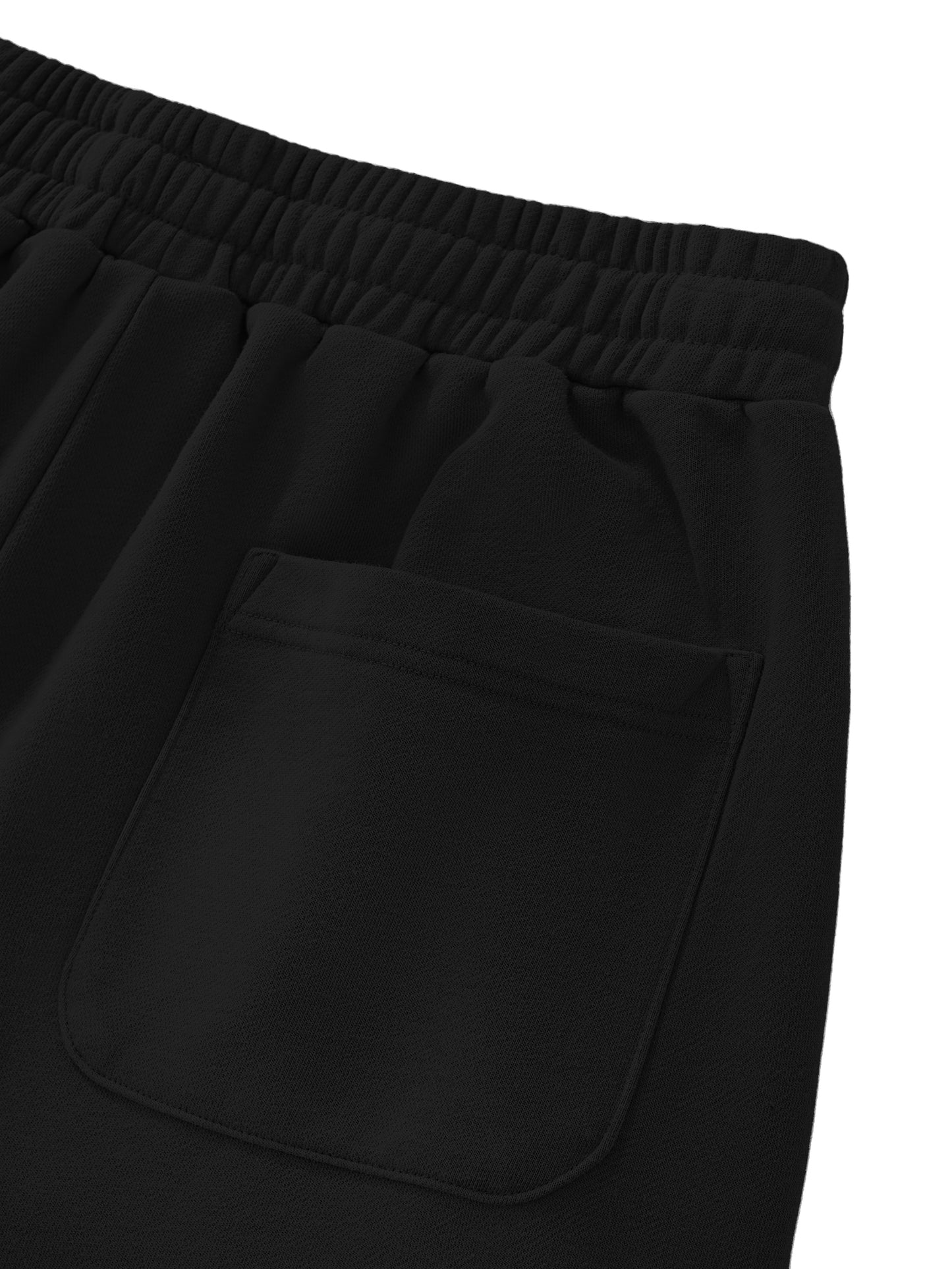 Blank Sun Fade Raw Edge Cotton Shorts