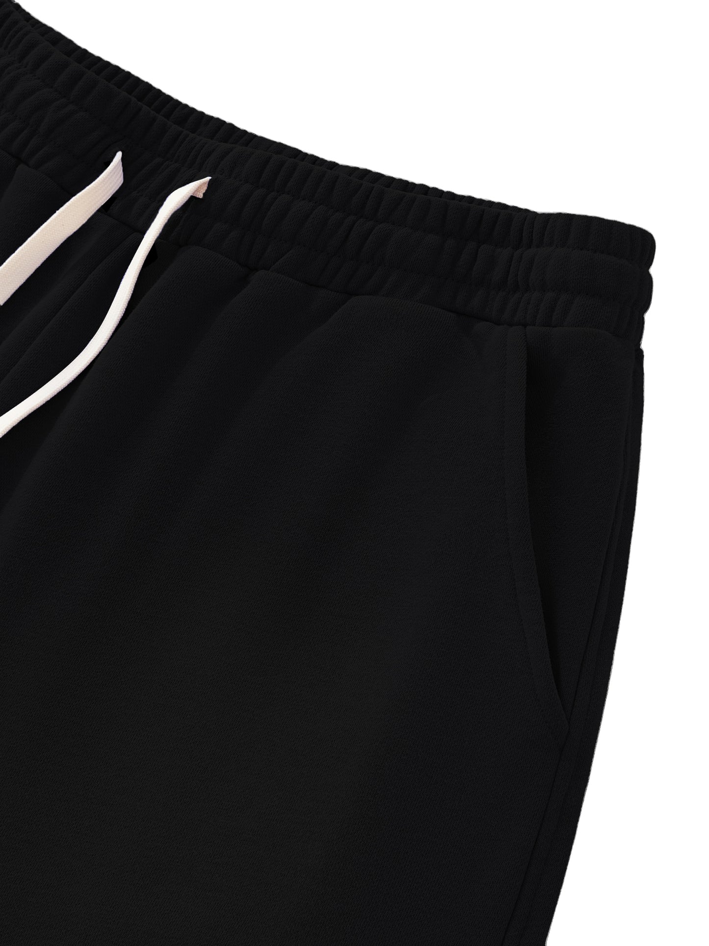 Blank Sun Fade Raw Edge Cotton Shorts