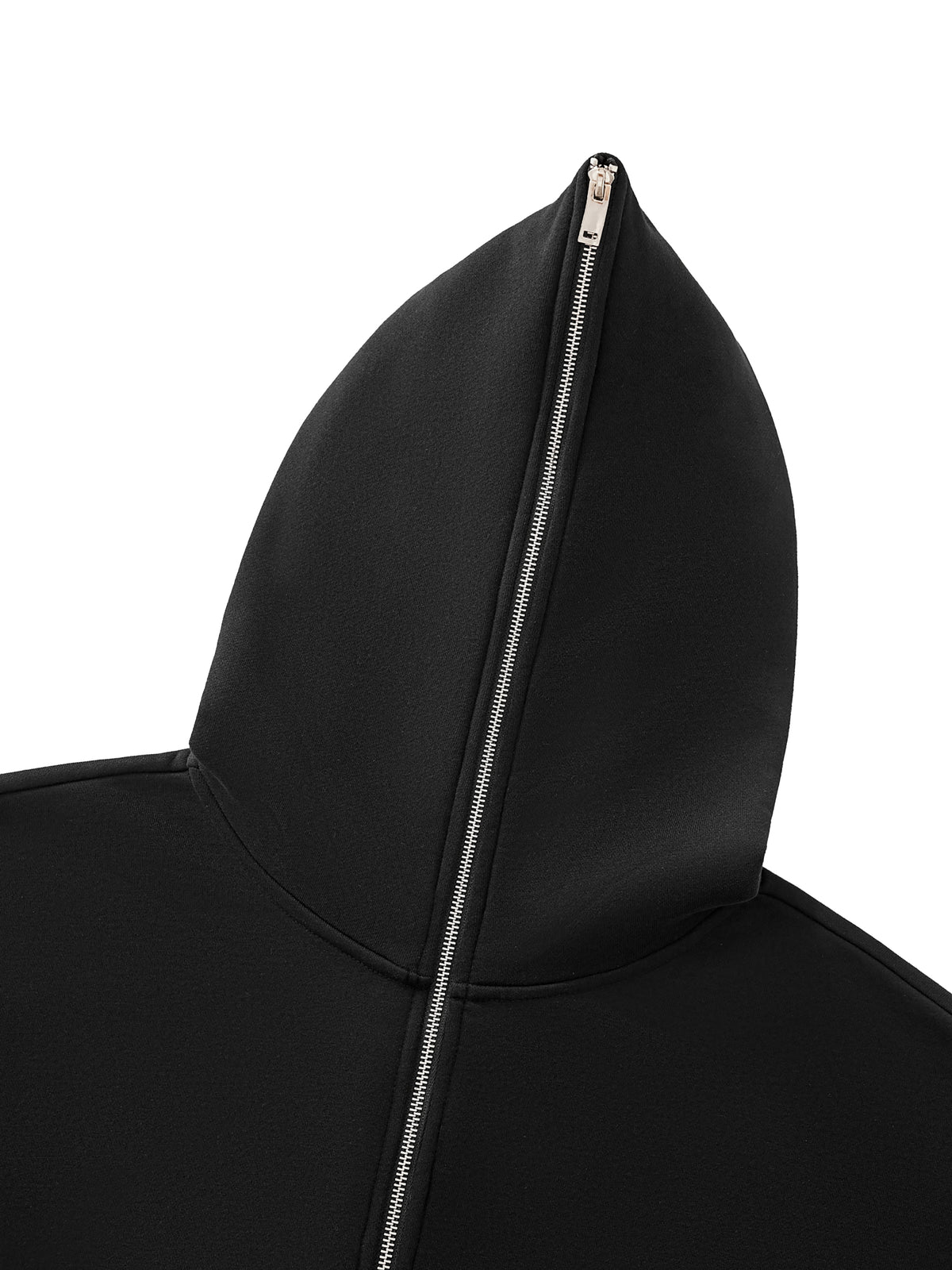 Blank Fleeced Heavyweight Full-Zip Boxy Hoodie
