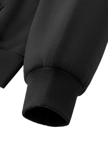 Blank Fleeced Heavyweight Full-Zip Boxy Hoodie
