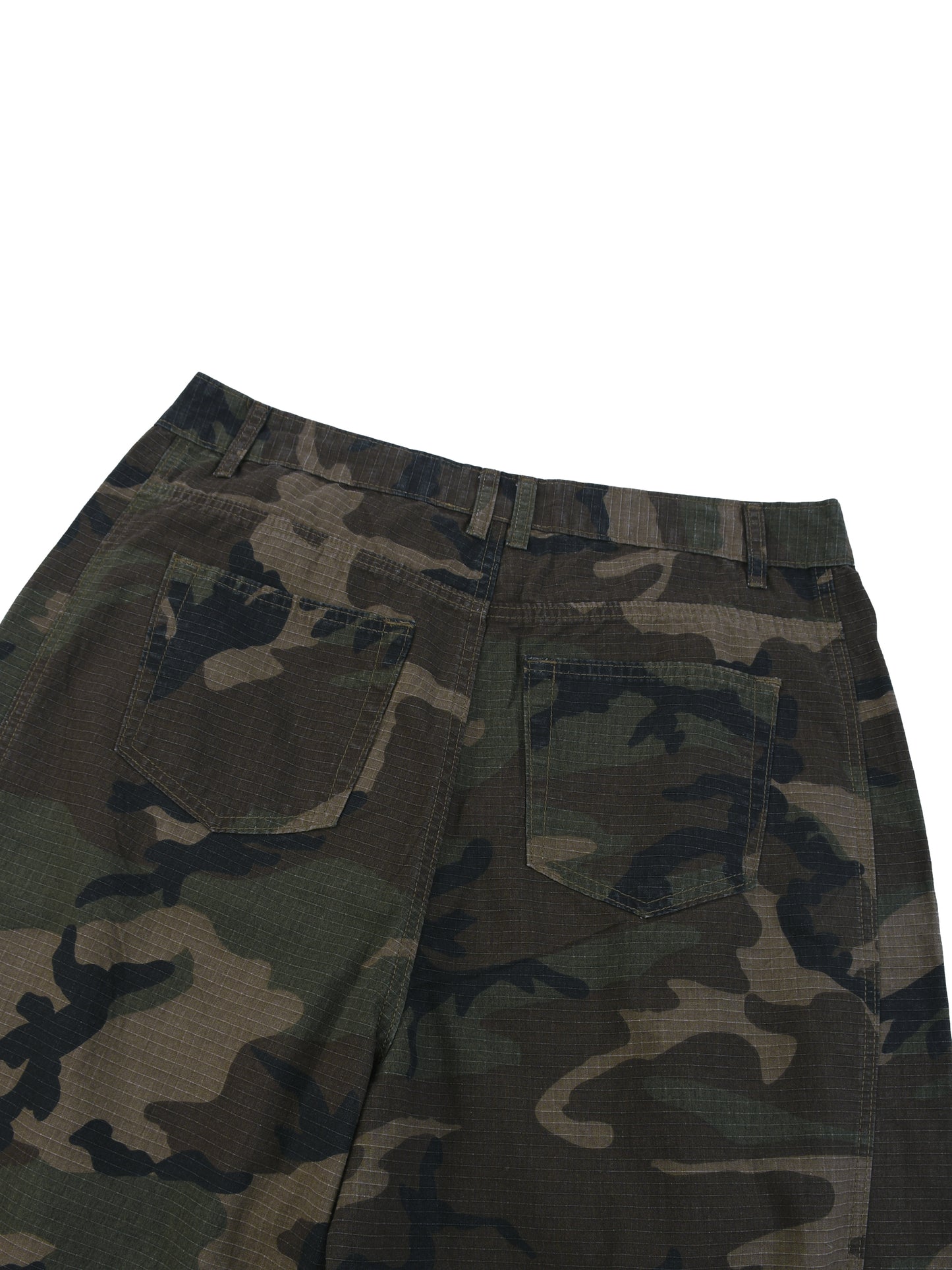 Men’s Camo Barrel Leg Cargo Pants