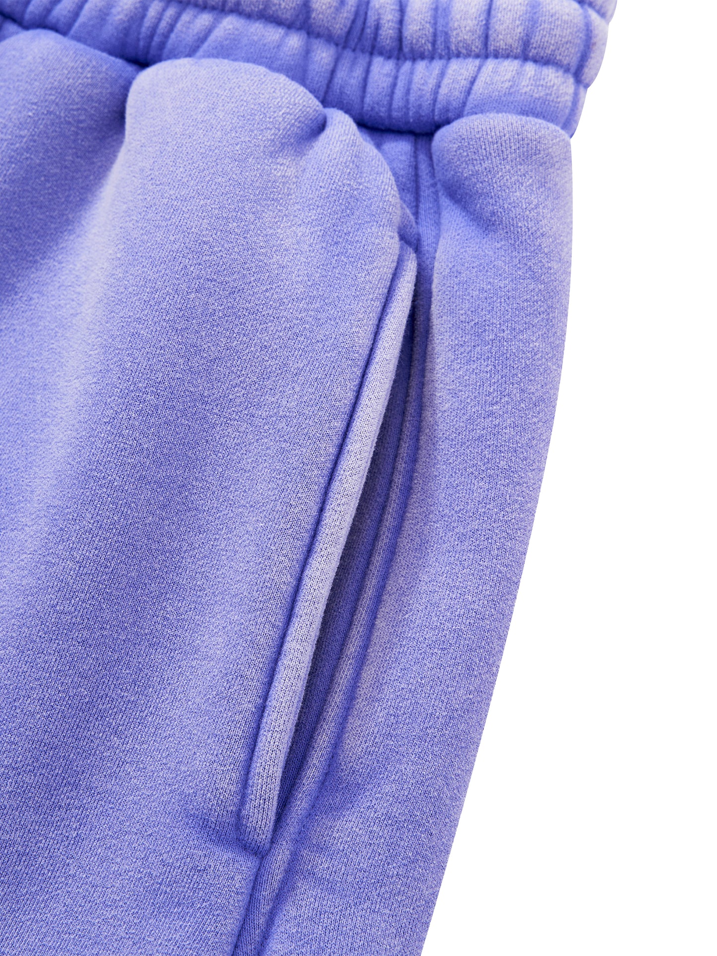 Blank Unisex Vintage Wash Barrel Leg Fleece Sweatpants