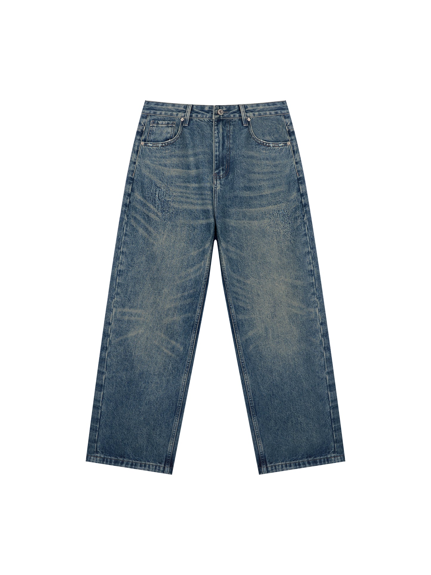 Blank Men's Vintage Wash Denim Jeans