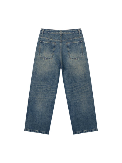 Blank Men's Vintage Wash Denim Jeans