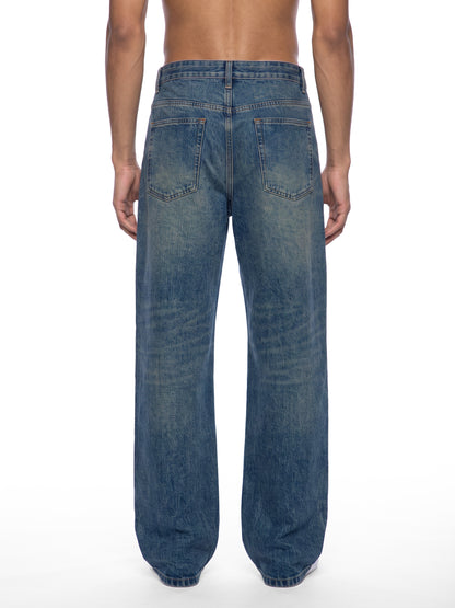 Blank Men's Vintage Wash Denim Jeans