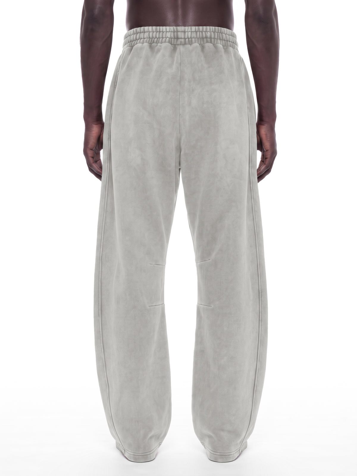 Blank Unisex Vintage Wash Barrel Leg Fleece Sweatpants