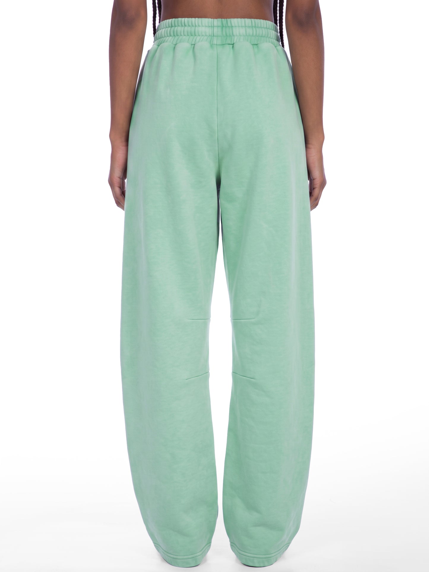 Blank Unisex Vintage Wash Barrel Leg Fleece Sweatpants