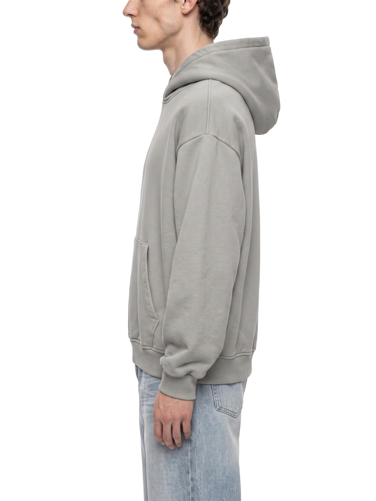 Blank Unisex Vintage Wash Boxy Fleece Hoodie