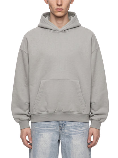 Blank Unisex Vintage Wash Boxy Fleece Hoodie